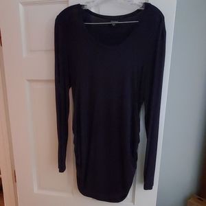 Purple maternity top